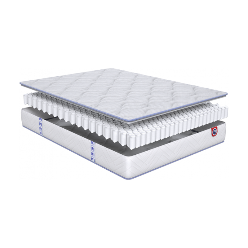 GASTON - Matelas ressorts Mérinos 